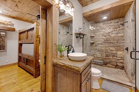 Copperline Lodge - Lower Level Shared Bathroom