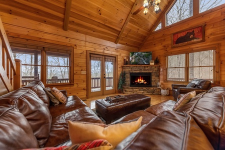 Cruach Mor - Entry Level Living Room Entrance View