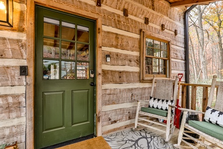 Bluebird Day - Cabin Front Door