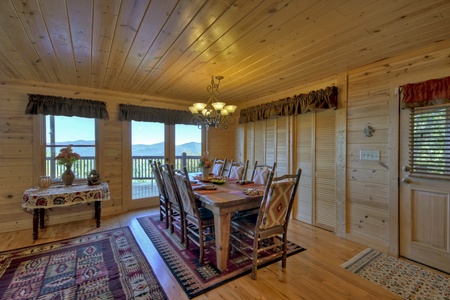 Fraggle Rock - Dining Table with Mountain Views