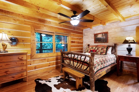 Mountaintown Creek Lodge - Entry Level Guest Bedroom