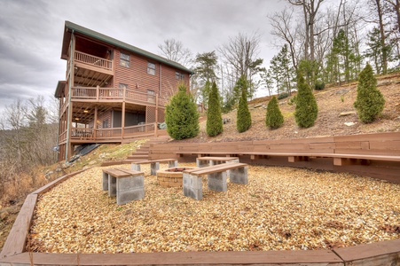 Amazing View - Firepit area with outdoor seating