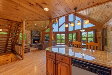 Mountain High Lodge - View from Kitchen