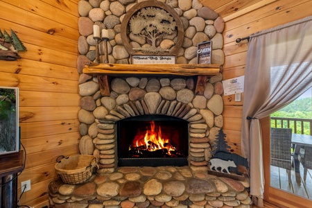 Stargazer - Living Room Fireplace