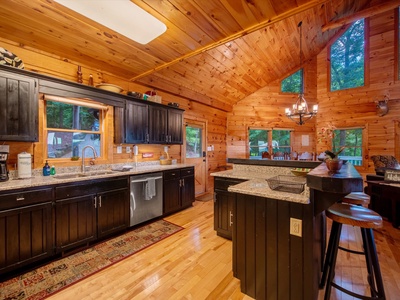 Aska Bliss- Spacious kitchen showcasing the cabinet design