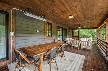 Around the Bend - Entry Level Deck Lounge Area