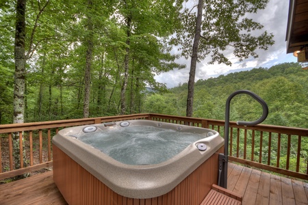 Ole Bear Paw Cabin - Hot Tub with a View