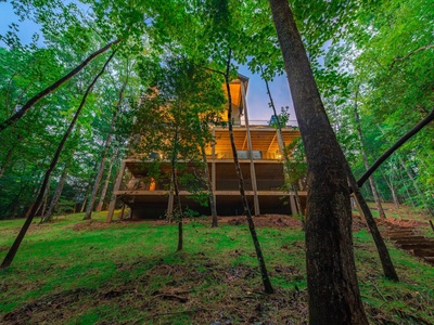 Creek Songs- Back of the property view