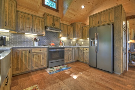 A Perfect Day- Kitchen view featuring the appliances