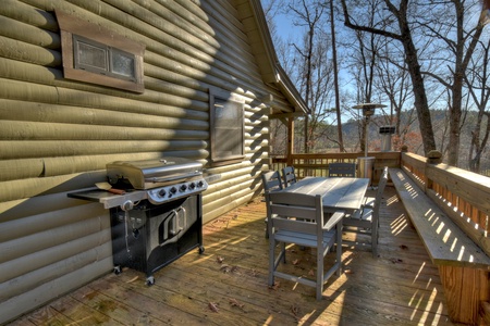 Catch of the Day- Deck with a grill and outdoor table