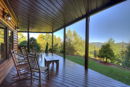 Fraggle Rock - Lower Deck Sitting Area with Landscaped Lawn