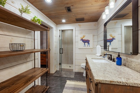 Bentley's Retreat - Lower Level Shared Bathroom