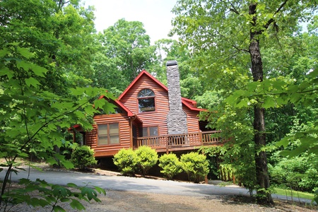 Silent In the Morning - Front View of Cabin