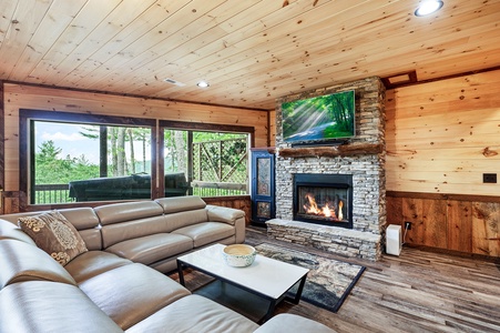 Tysons Peak- Lower Level Living Room