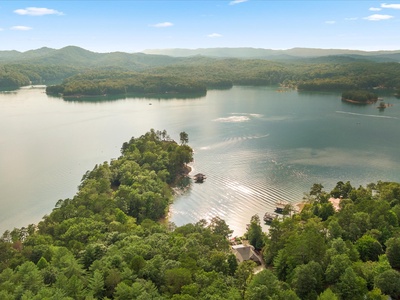 Medley Sunset Cove - Aerial View of Lake Blue Ridge