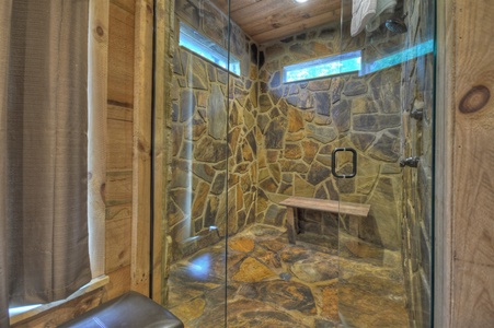Sky's The Limit - Entry Level King Suite Custom Stone Shower