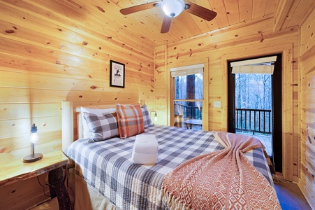 Storybook Hideaway: Lower-level Guest Bedroom