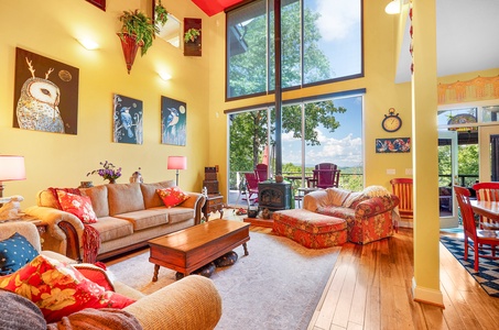 The House on the Hill: Entry Level Living Room