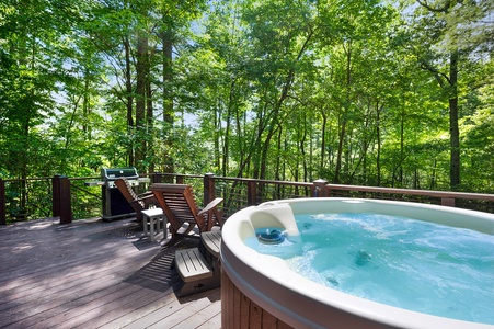 Creek Music Cabin - Hot Tub