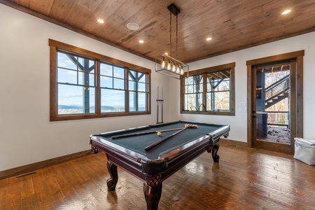 Blue Run - Lower Level Pool Table