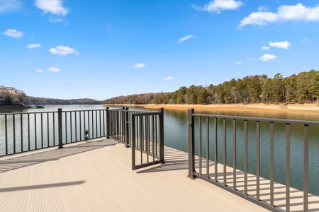 Blue Ridge Bliss - Dock's Upper Deck Diving Platform