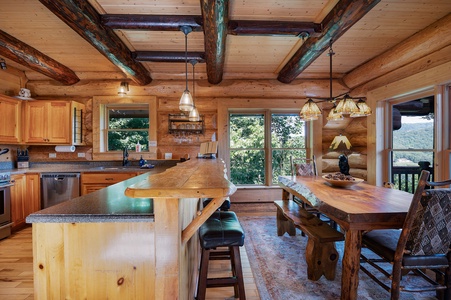 Celtic Clouds - Kitchen - Dining Room Area