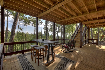 A Perfect Day- Lower level outdoor table and chairs