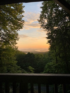 Ridgetop Pointaview- Sunset view of the long range mountain views