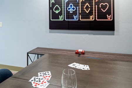 The Orchard - Lower Level Game Room Card Table