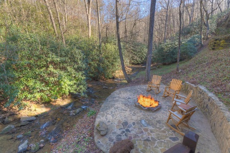 Rushing Waters - Firepit and Smores Area