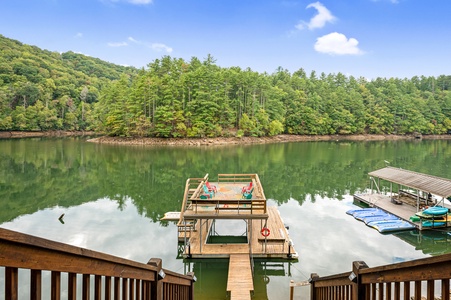 Around the Bend - Lower Level Deck View