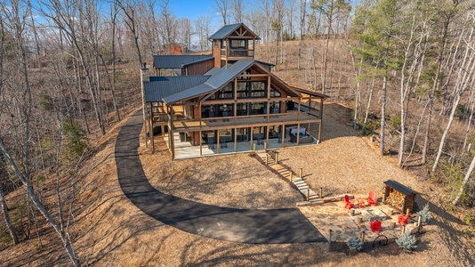 Big Top of Blue Ridge: Aerial View