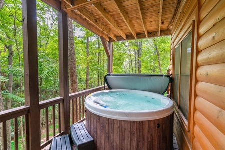 Hibernation Station - Hot Tub Area