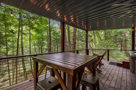 Paradise Found - Lower Level Covered Dining Area