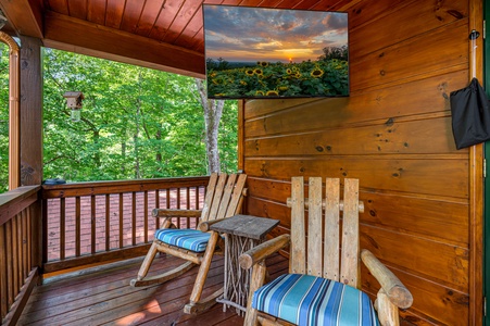 Wise Mountain Hideaway - Outdoor TV