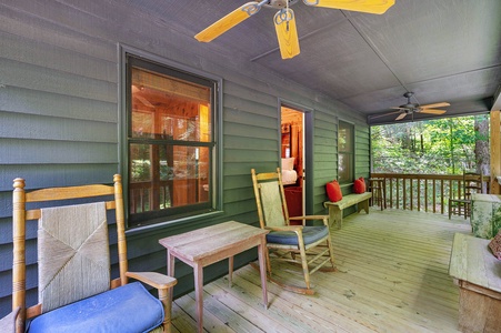 A Whitewater Retreat - Back Porch Entrance