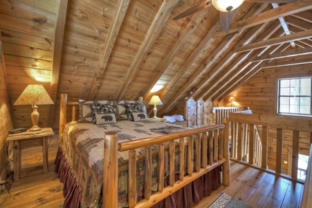 A Birds Eye View - Upper Level Loft Queen Bedroom