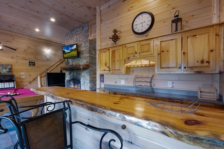 Celtic Clouds - Lower Level Wet Bar