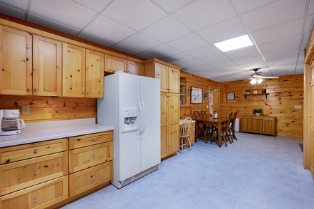 Flatcreek Retreat - Lower Level Kitchen