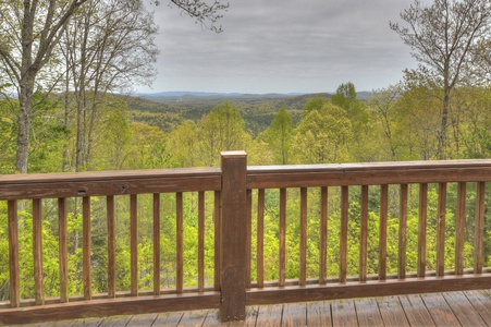 View From The Top- Long range mountain views from the cabin