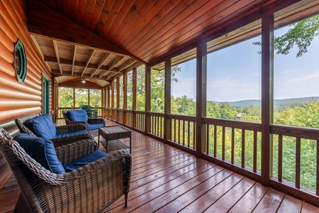 Choctaw Ridge - Back Deck's View