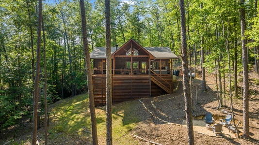 Lee's Lookout - Back of Cabin