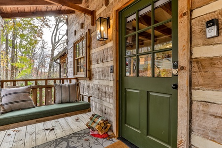 Bluebird Day - Cabin Front Door