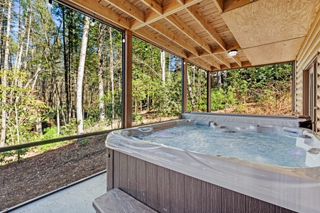 Bear Creek:  Lower-level Hot Tub