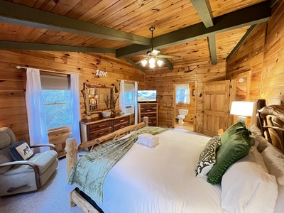 Bear Creek:  Upper Level Master Bedroom