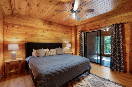 Cherry Goose Lodge - Lower Level Guest Queen Bedroom