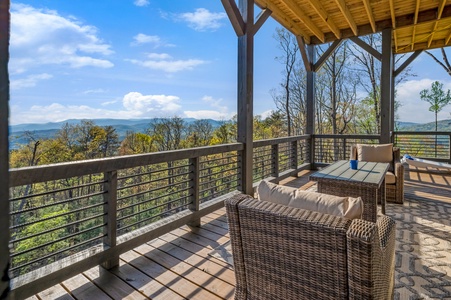 Mountain Air - Lower-Level Deck  View