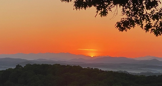 Early Rise- Dusk View from Deck