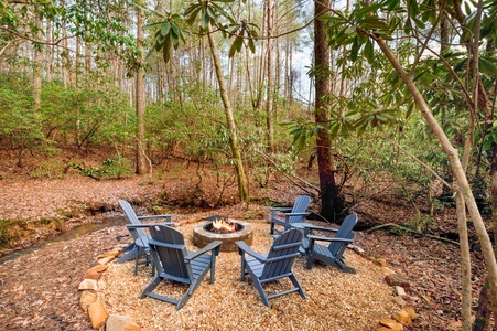 Trail Side Retreat: Fire Pit