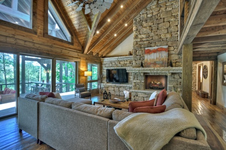 A Stoney River - Living Room